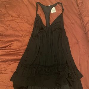 Free People Black Summer Swing Dress NWT